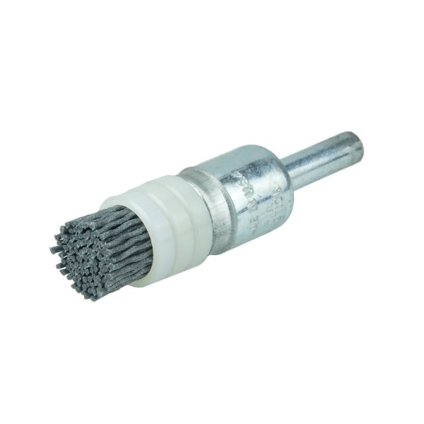 Weiler 1/2" Banded Nylox End Brush, .022/320SC Crimped Fill 11160 - main